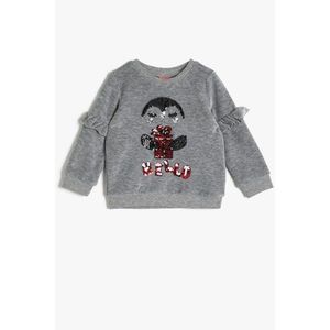 Koton Gray Baby Girl Sweatshirt vyobraziť