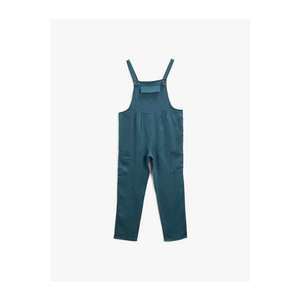 Koton Girl Green Pocket Jumpsuit vyobraziť