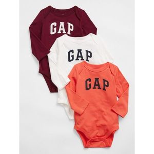 GAP Baby body Logo bodysuit, 3pc vyobraziť
