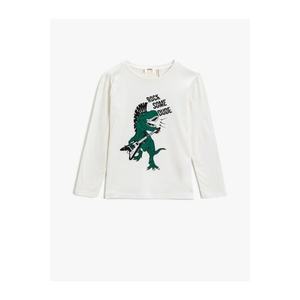 Koton Dinosaur Print Long Sleeve T-Shirt vyobraziť