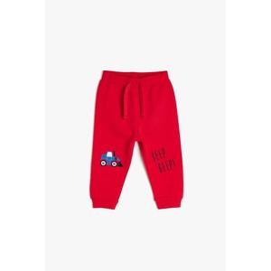 Koton Red Baby Boy Printed Sweatpants vyobraziť