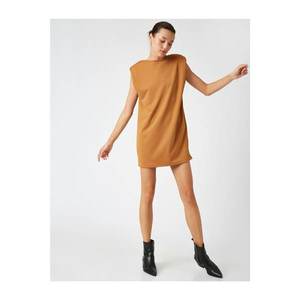 Koton Women's Brown Short Dress vyobraziť