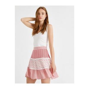Koton Patterned Skirt Mini vyobraziť