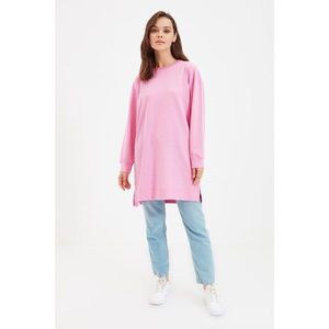 Trendyol Pink Knitted Sweatshirt vyobraziť