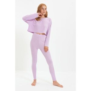 Trendyol Lilac Camisole Pajamas Set vyobraziť