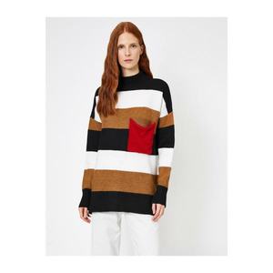 Koton Striped Knitwear Sweater vyobraziť