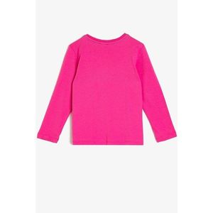 Koton Girl's Pink Printed T-Shirt vyobraziť