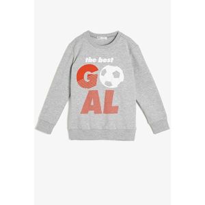 Koton Gray Kids Printed Sweatshirt vyobraziť