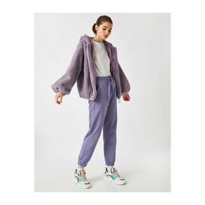 Koton Women's Purple Sweatpants vyobraziť