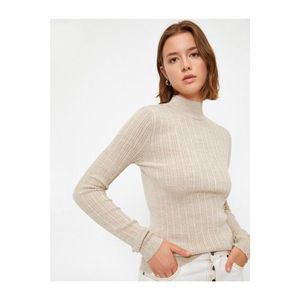 Koton Straight Collar Basic Knitwear Sweater vyobraziť