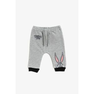 Koton Baby Boy Gray Buggs Bunny Printed Sweatpants vyobraziť