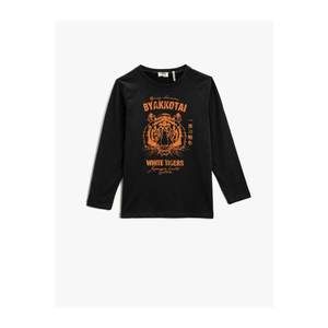 Koton Tiger Print Long Sleeve T-Shirt vyobraziť