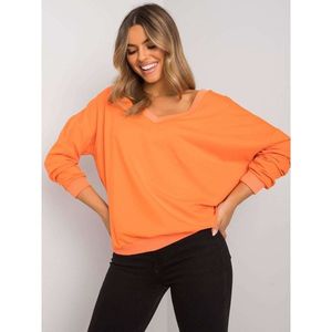Orange cotton sweatshirt vyobraziť