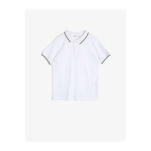 Koton Kids Cotton Short Sleeve Polo Neck T-Shirt vyobraziť