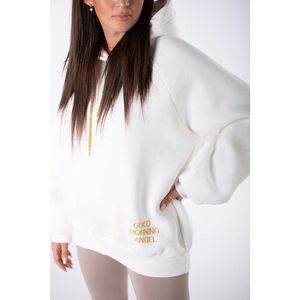 oversize sweatshirt with embroidered inscription vyobraziť