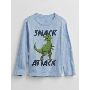 GAP Children's T-shirt with dinosaur vyobraziť