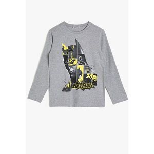 Koton Gray Girl Batman Printed T-Shirt vyobraziť