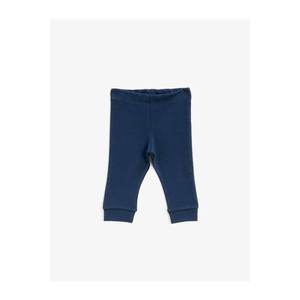 Koton Baby Boy Navy Blue Cotton Basic Normal Waist Sweatpants vyobraziť
