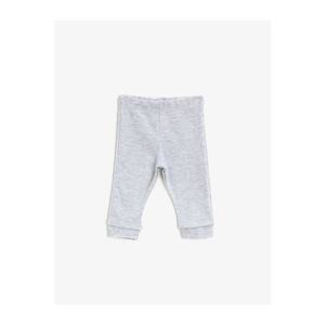 Koton Baby Boy Gray Cotton Basic Normal Waist Sweatpants vyobraziť