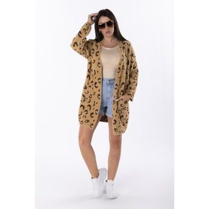 Casual, leopard print sweater vyobraziť