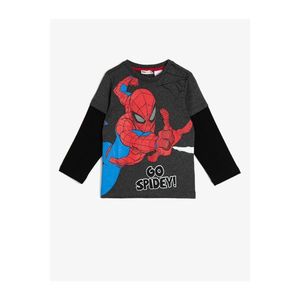 Koton Kids Colorful Marvel Licensed Spiderman Printed Long Sleeve T-Shirt vyobraziť