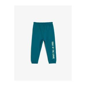 Koton Baby Boy Green Printed Sweatpants vyobraziť