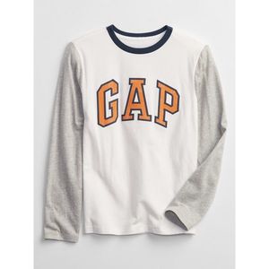 GAP Children's T-Shirt Logo Long Sleeve T-Shirt vyobraziť