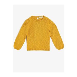 Koton Girl Yellow Sweater vyobraziť