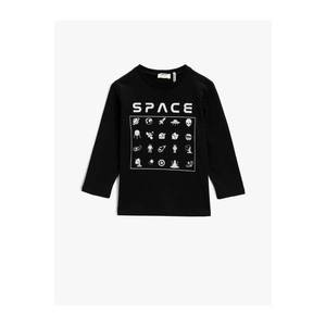 Koton Space Printed Long Sleeve T-Shirt vyobraziť