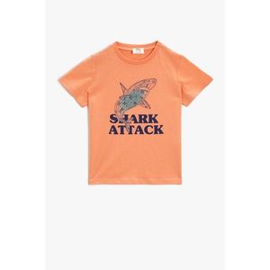 Koton Boy's Orange T-Shirt vyobraziť
