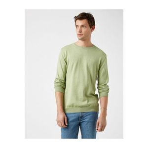 Koton Cotton Bicycle Collar Long Sleeve Sweater vyobraziť