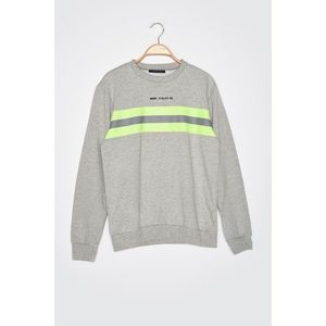 Trendyol Grey Men's Sweatshirt vyobraziť