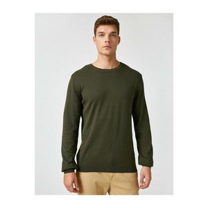 Koton 100% Cotton Crew Neck Long Sleeve Knitwear Sweater vyobraziť