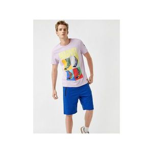 Koton Men's Lilac T-Shirt vyobraziť