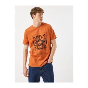 Koton Men's Printed T-Shirt Cotton vyobraziť