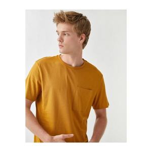 Koton Basic T-shirt Pocket Cotton vyobraziť