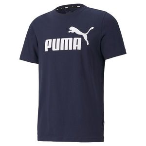 Puma T-shirt ESS Logo Tee Peacoat vyobraziť