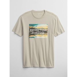 GAP T-shirt expand your horizons t-shirt vyobraziť