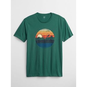 GAP T-shirt sunset graphic t-shirt vyobraziť