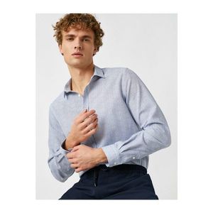 Koton Patterned Classic Collar Long Sleeve Shirt vyobraziť