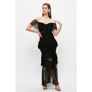 Trendyol Black Accessory Detailed Evening Dress & Graduation Dress vyobraziť