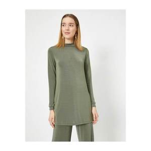 Koton Women's Green Long Sweater vyobraziť