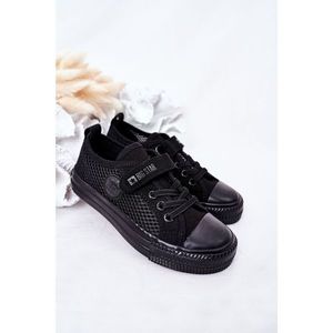 Children's Sneakers With Mesh BIG STAR HH374015 Black vyobraziť