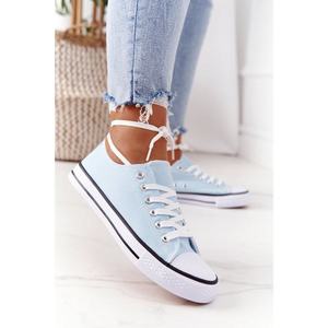 Women's Classic Sneakers Light Blue Omerta vyobraziť