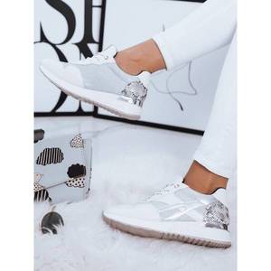 KATHRYN women's silver sneakers Dstreet ZY0068 vyobraziť