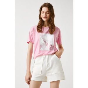 Koton Women's Pink T-Shirt vyobraziť