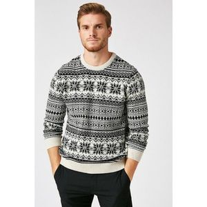 Koton Men's Beige Sweater vyobraziť
