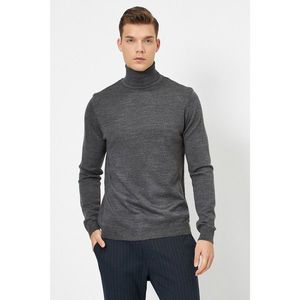 Koton Men's Bogazli Long Sleeve Slim Fit Sweater vyobraziť
