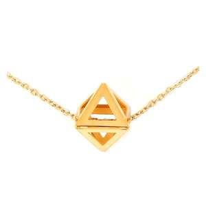 Triangle Gold Necklace vyobraziť
