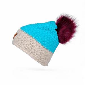 Women's knitted hat Marquete Blue vyobraziť